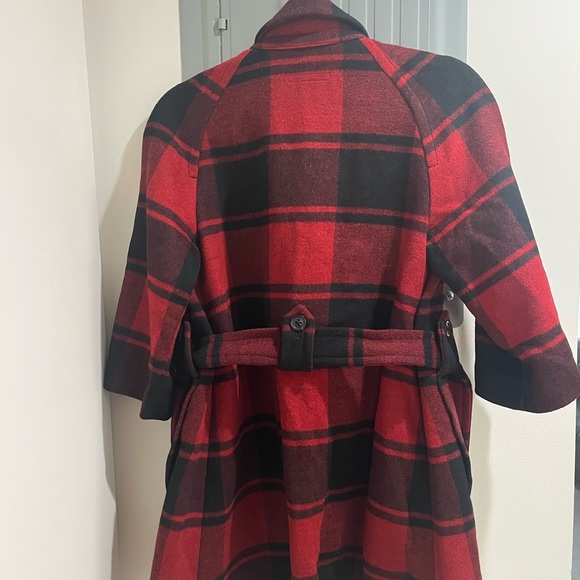 GAP flannel pattern wool coat - Picture 3 of 3